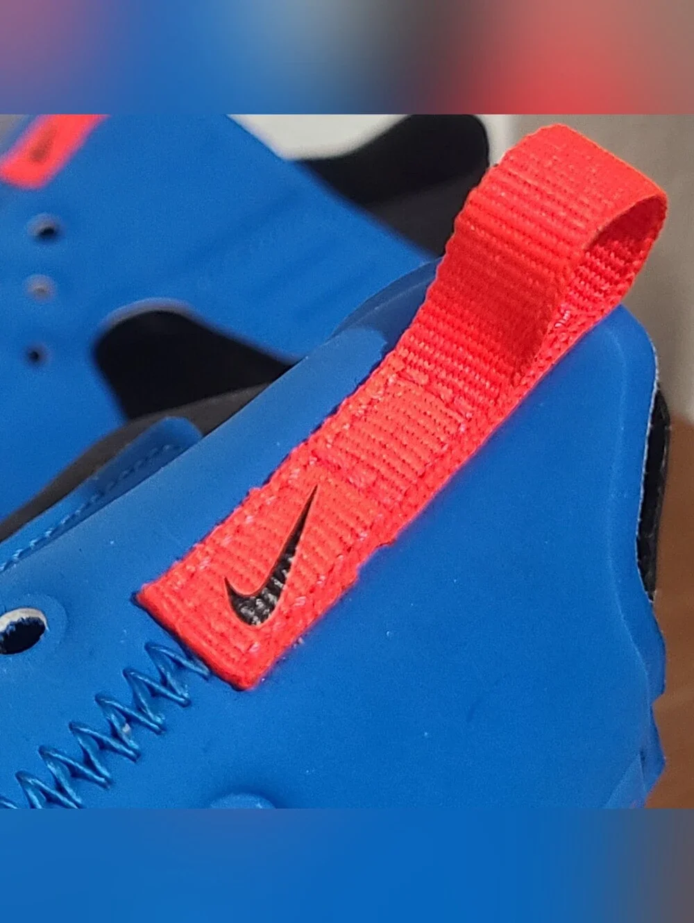 Nike Sunray Protect 2 Kids Sandals Size 2Y - Blue/Black - Pre-Owned Like New